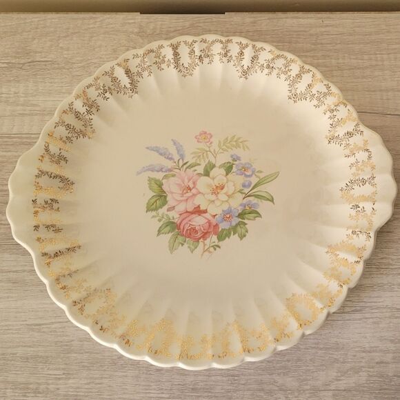 Limoges 22k gold rimmed serving plate - Picture 1 of 7